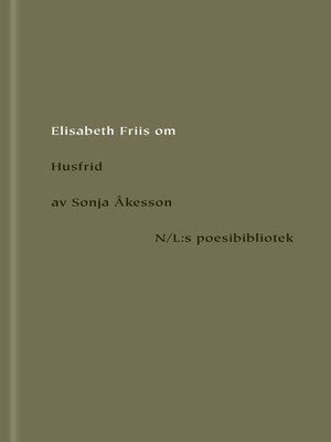 cover image of Om Husfrid av Sonja Åkesson